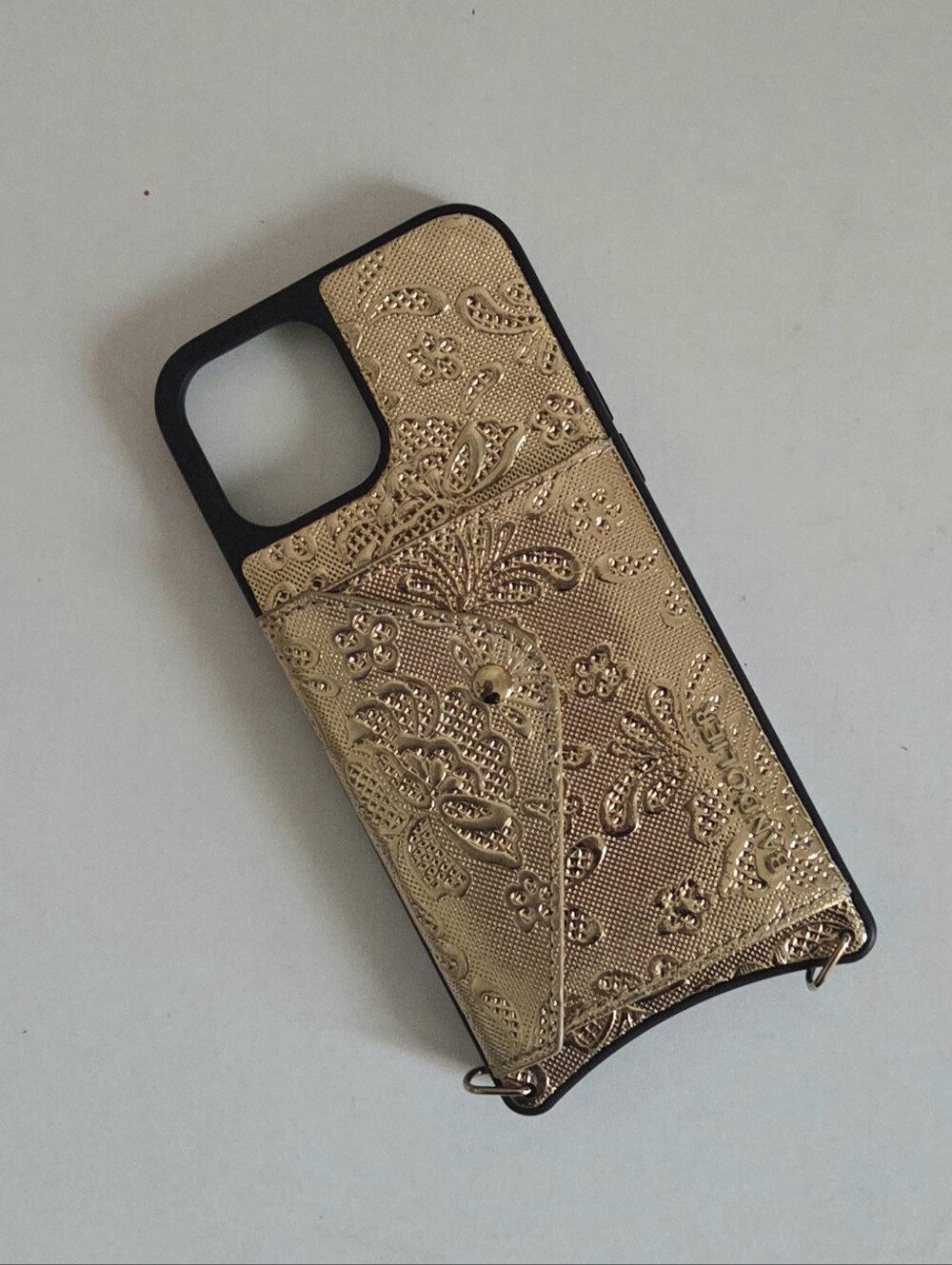 Bandolier Lily Metallic Gold Lace Phone Case iPhone 12 Pro Max